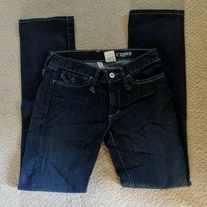 Rogan Women's Dark Blue Denim Jeans